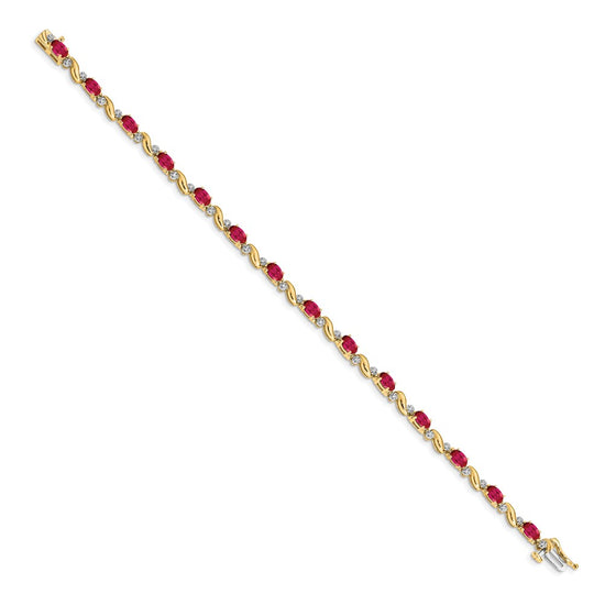 Gold Diamond & Gemstone Bracelets