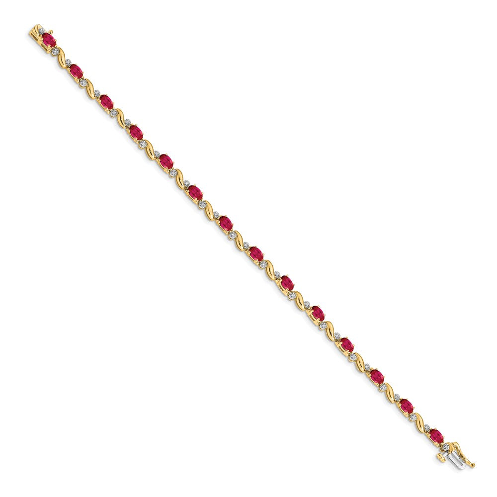 Gold Diamond & Gemstone Bracelets