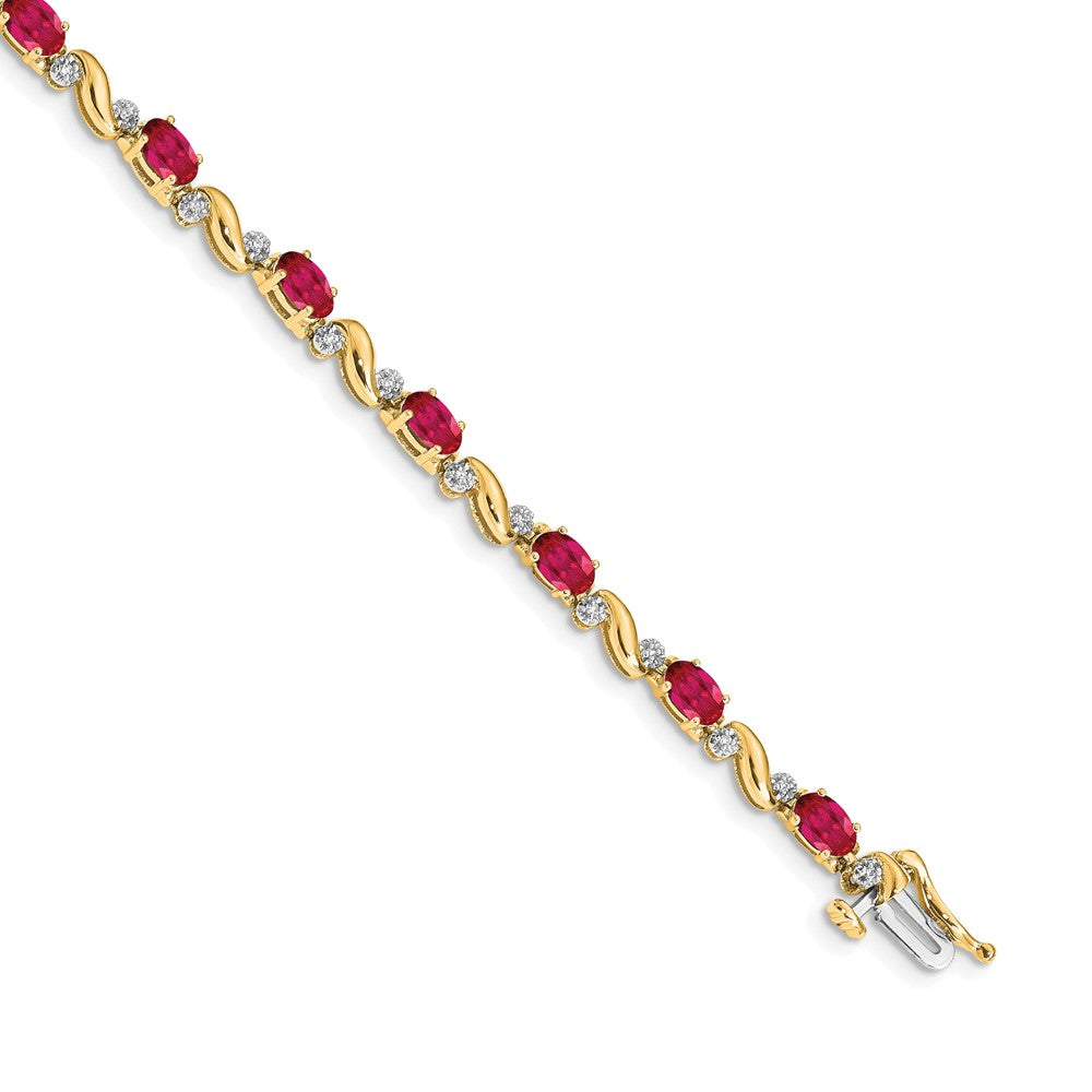 Gold Diamond & Gemstone Bracelets