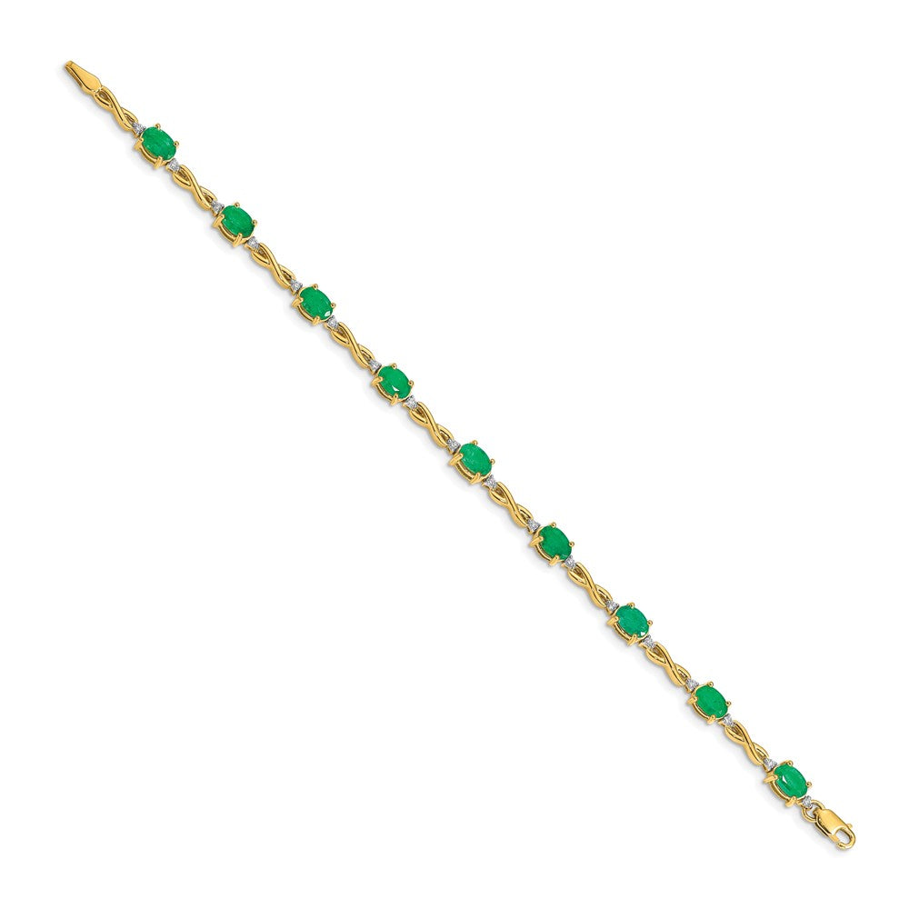 Gold Diamond & Gemstone Bracelets
