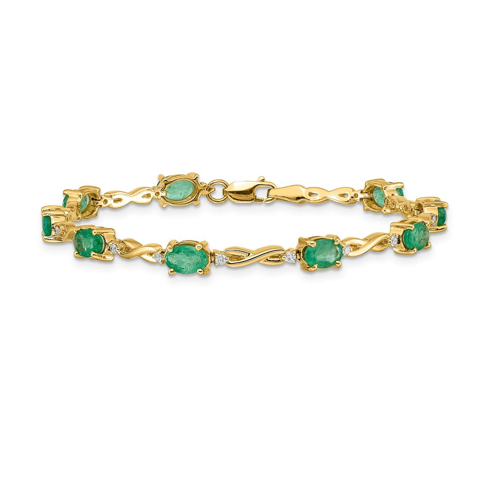 Gold Diamond & Gemstone Bracelets