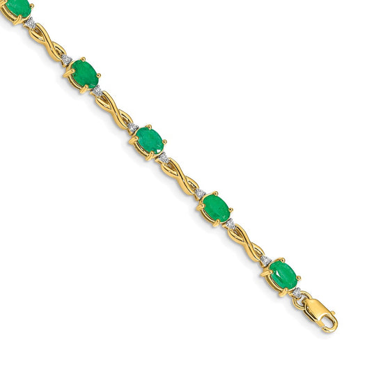 Gold Diamond & Gemstone Bracelets