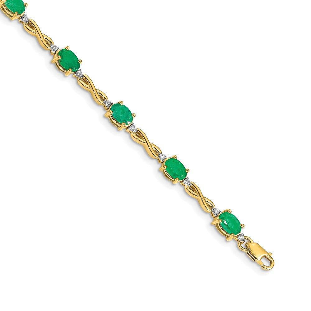 Gold Diamond & Gemstone Bracelets
