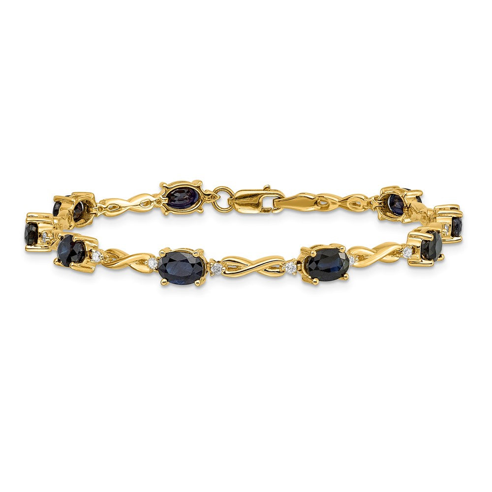 Gold Diamond & Gemstone Bracelets