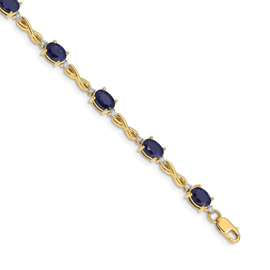 Gold Diamond & Gemstone Bracelets