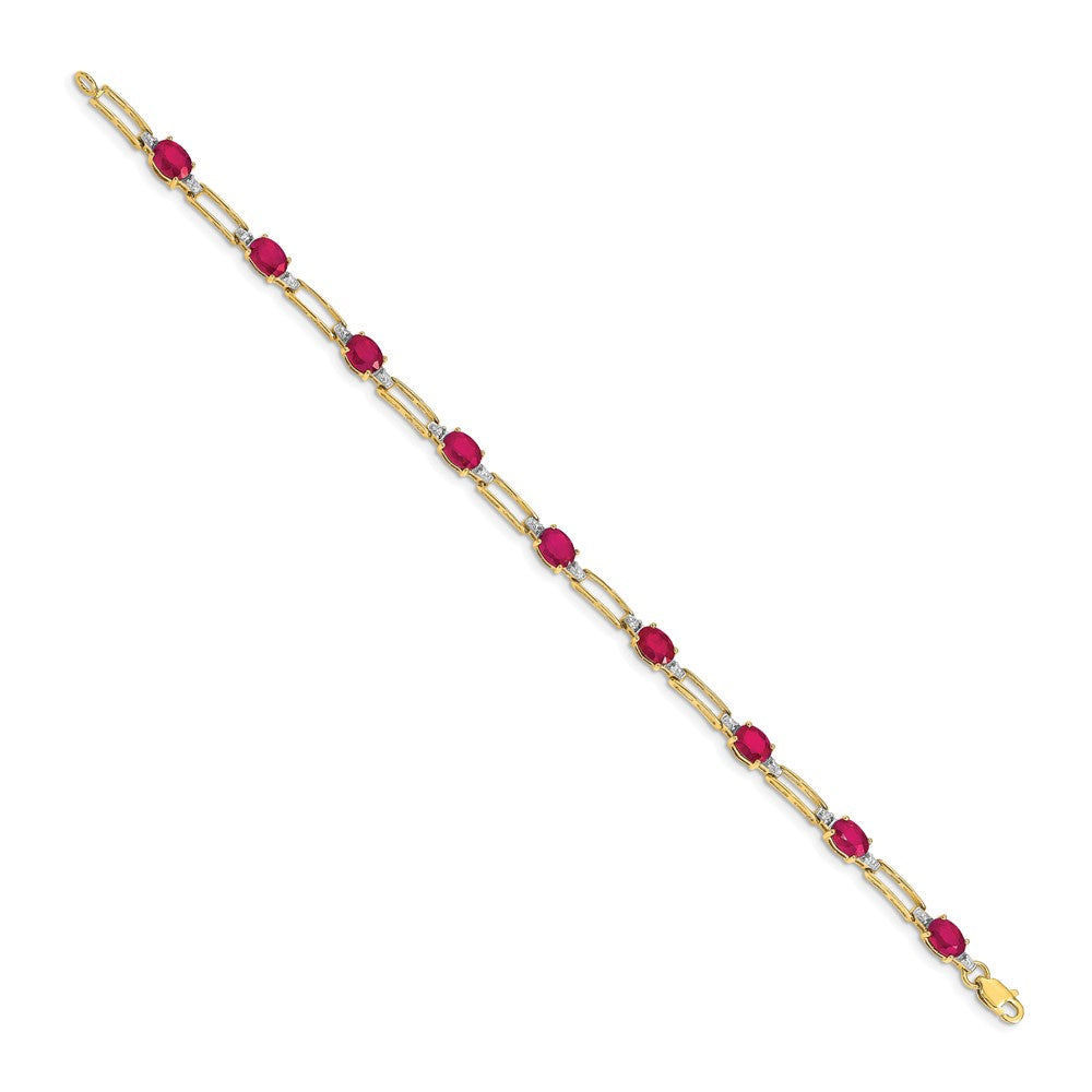 Gold Diamond & Gemstone Bracelets