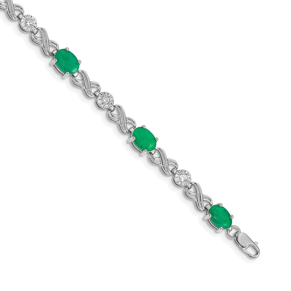 Gold Diamond & Gemstone Infinity Bracelets