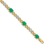 Gold Diamond & Gemstone Infinity Bracelets