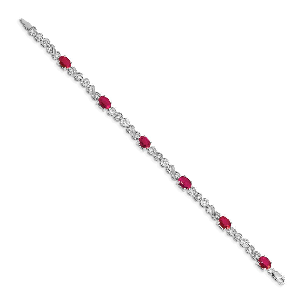 Gold Diamond & Gemstone Infinity Bracelets