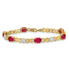 Gold Diamond & Gemstone Infinity Bracelets