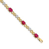 Gold Diamond & Gemstone Infinity Bracelets