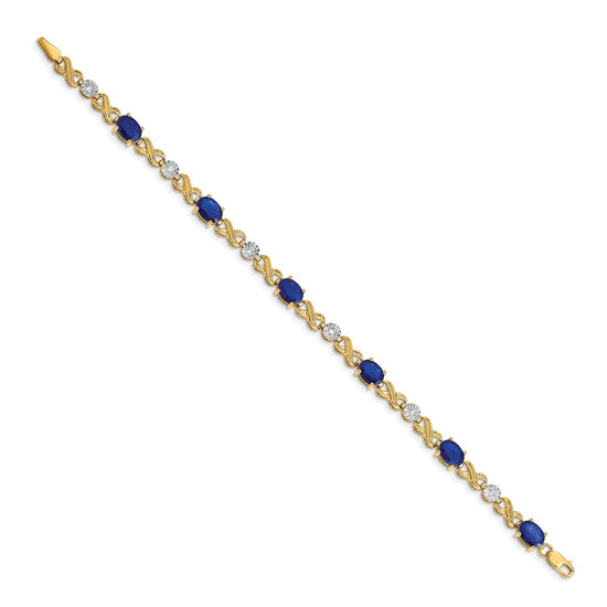 Gold Diamond & Gemstone Infinity Bracelets