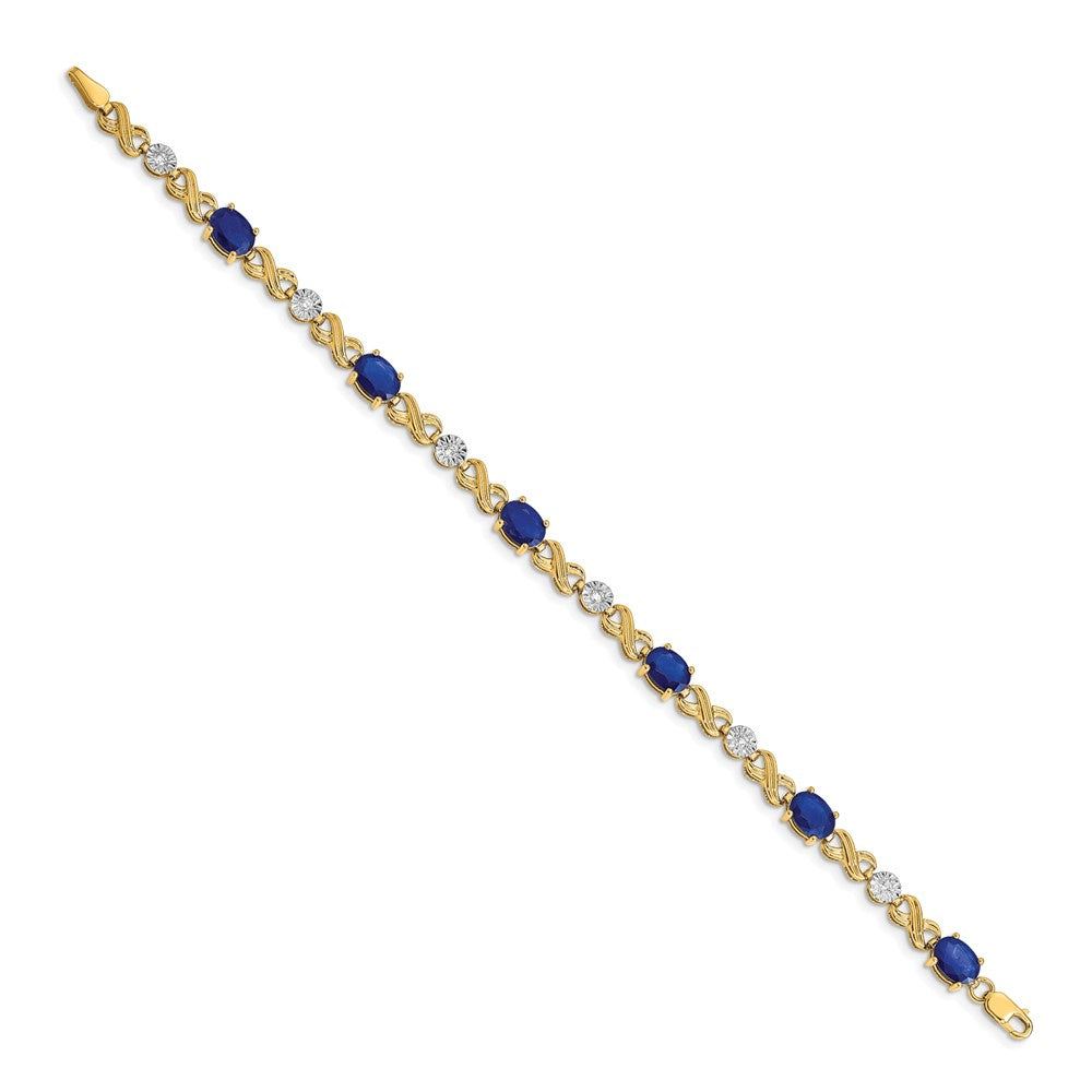 Gold Diamond & Gemstone Infinity Bracelets