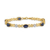 Gold Diamond & Gemstone Infinity Bracelets