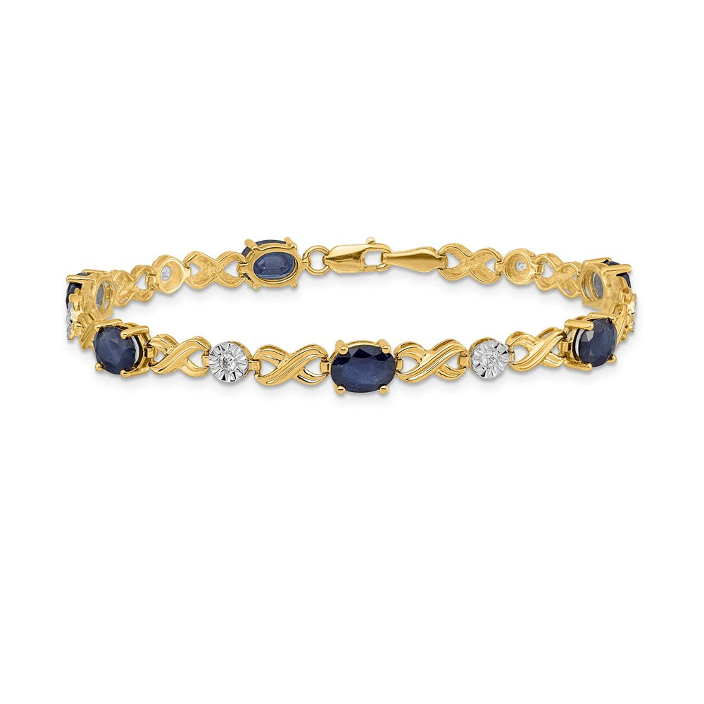 Gold Diamond & Gemstone Infinity Bracelets