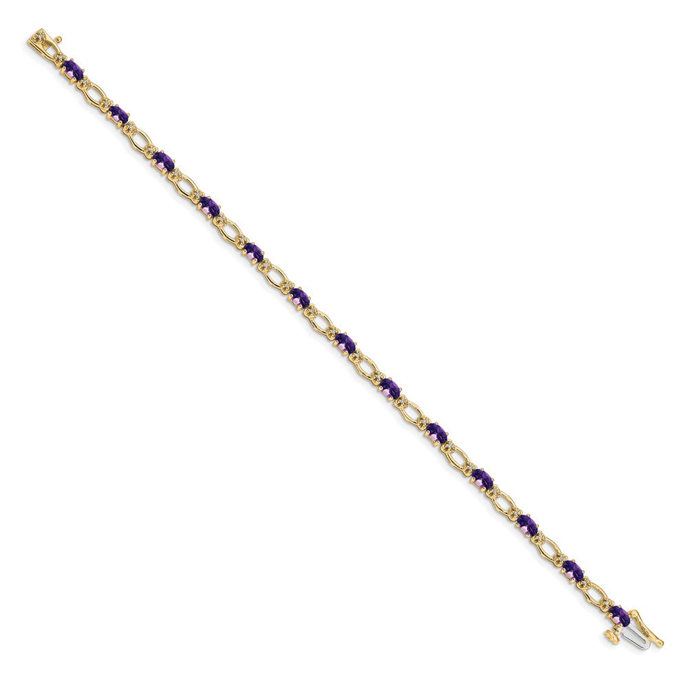 Gold Diamond & Gemstone Bracelets