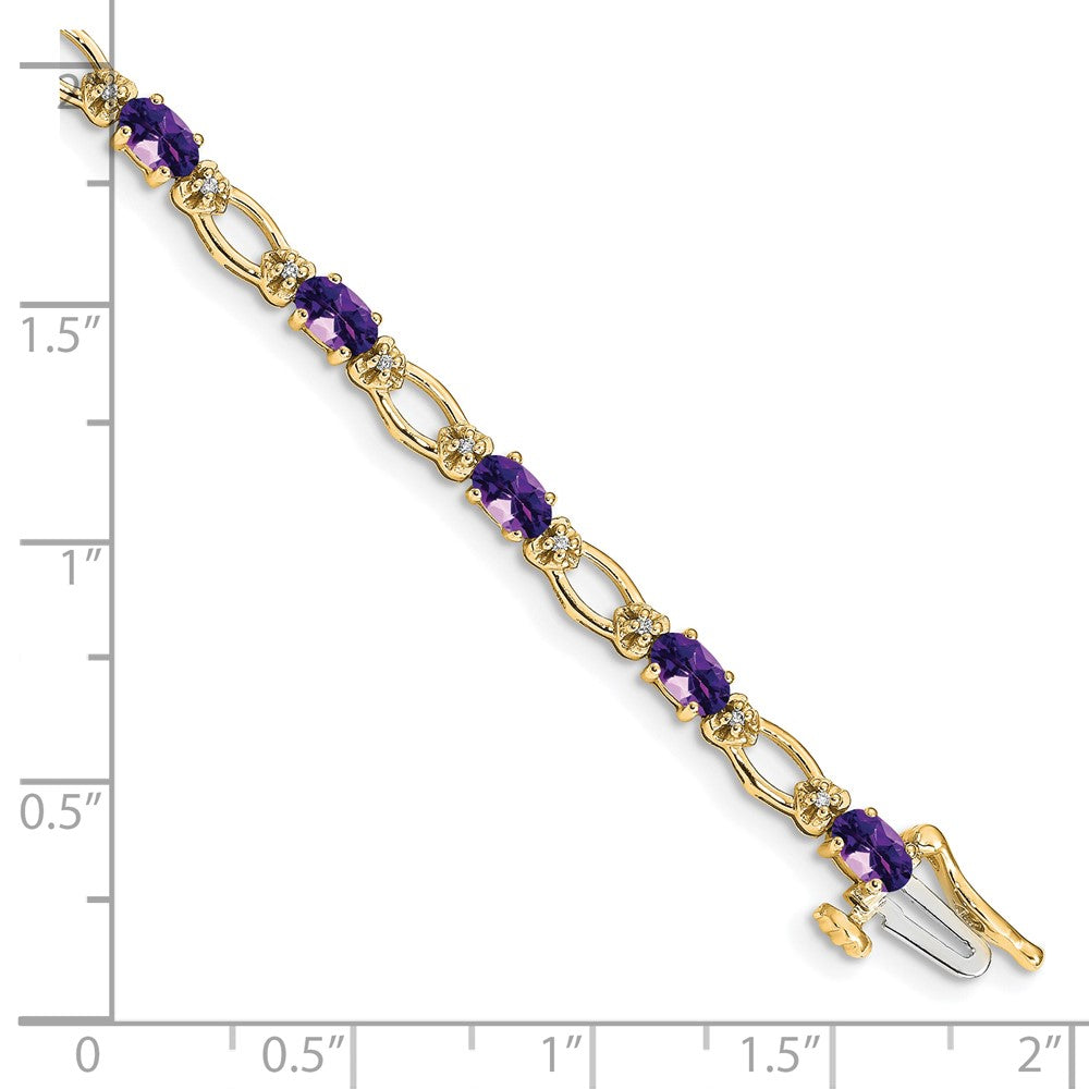 Gold Diamond & Gemstone Bracelets