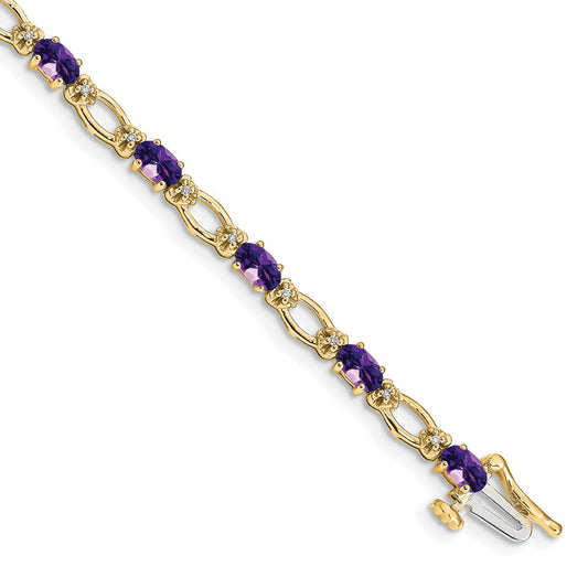 Gold Diamond & Gemstone Bracelets