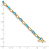 Gold Diamond & Gemstone Bracelets