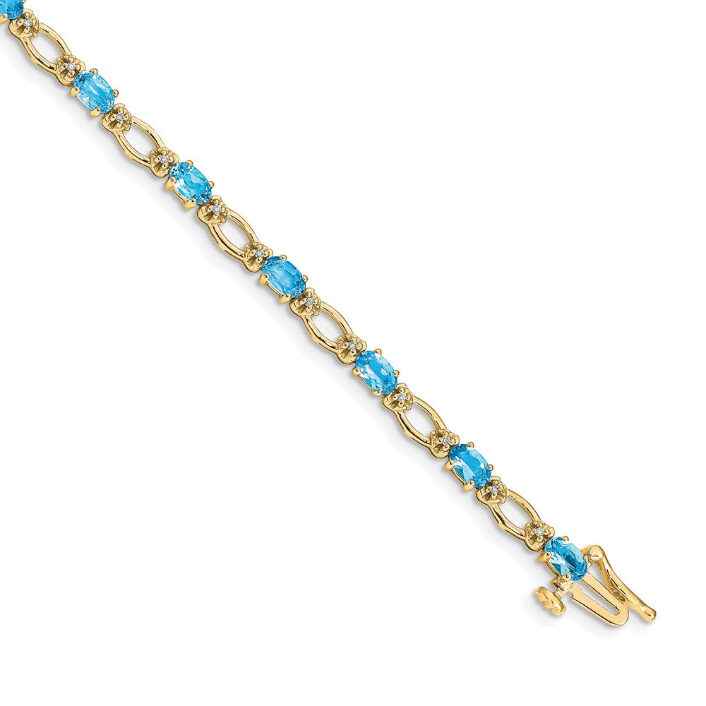 Gold Diamond & Gemstone Bracelets