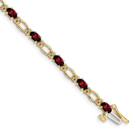 Gold Diamond & Gemstone Bracelets