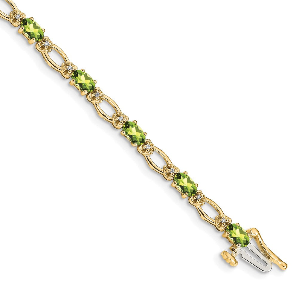 Gold Diamond & Gemstone Bracelets