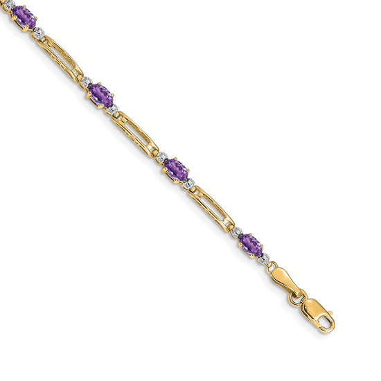 Gold Diamond & Gemstone Bracelets