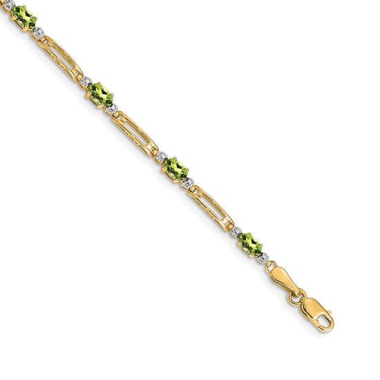 Gold Diamond & Gemstone Bracelets