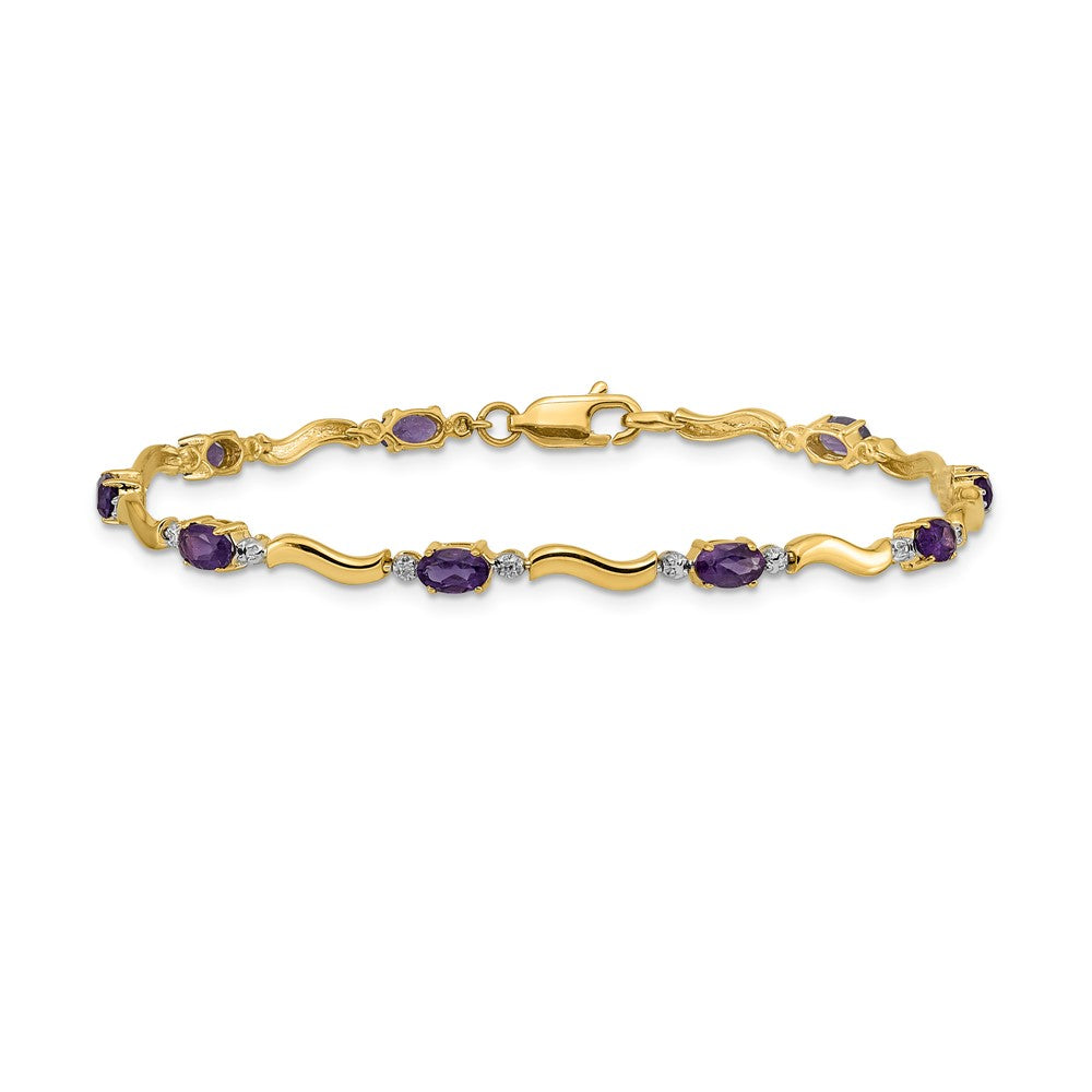 Gold Diamond & Gemstone Bracelets