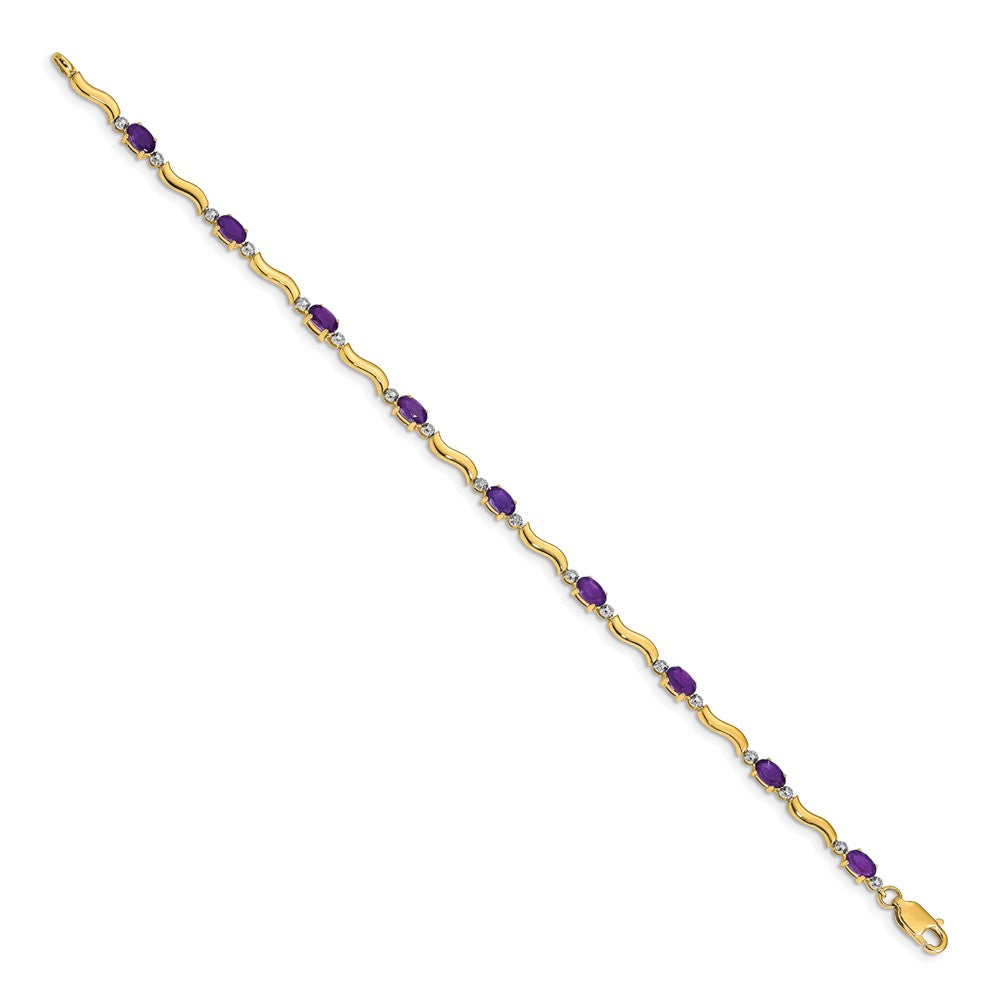 Gold Diamond & Gemstone Bracelets
