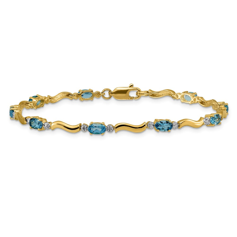 Gold Diamond & Gemstone Bracelets