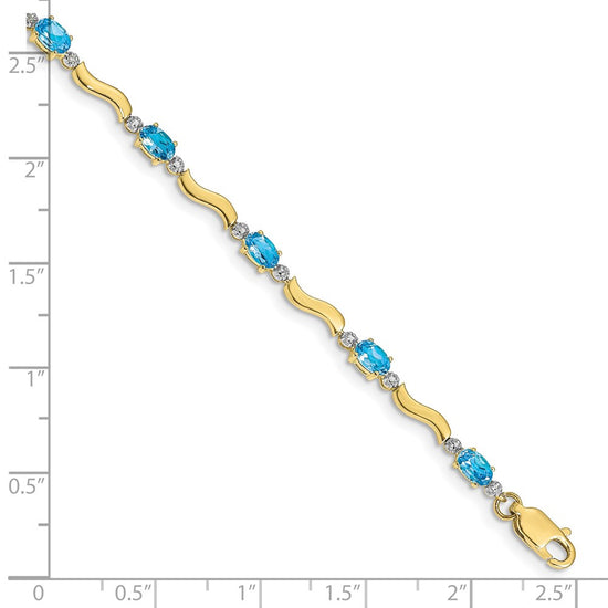 Gold Diamond & Gemstone Bracelets