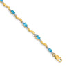Gold Diamond & Gemstone Bracelets