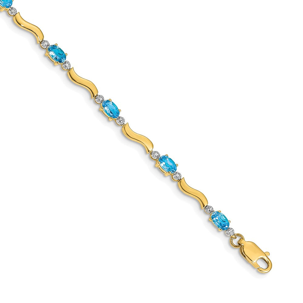 Gold Diamond & Gemstone Bracelets