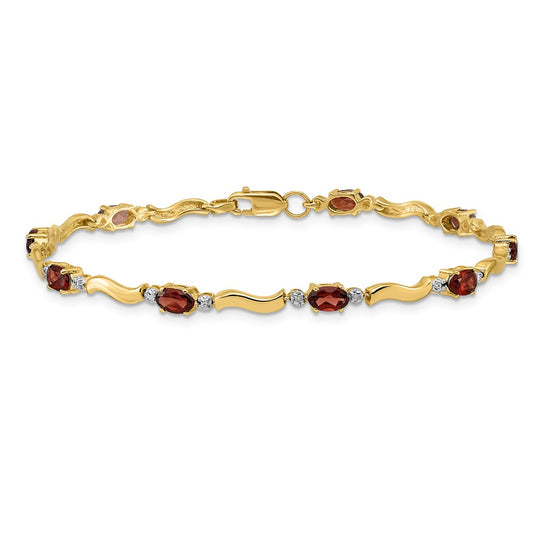 Gold Diamond & Gemstone Bracelets