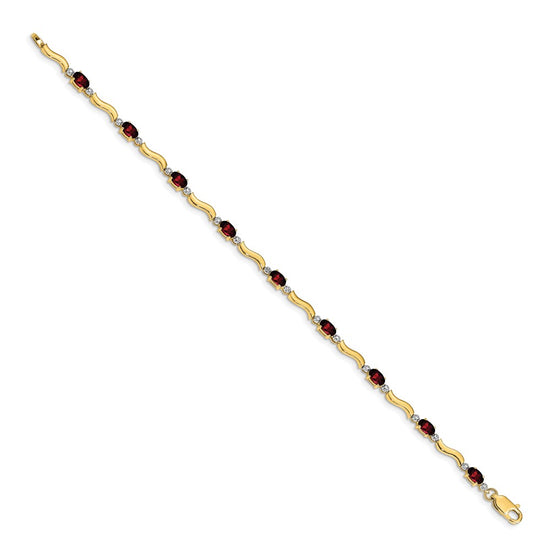 Gold Diamond & Gemstone Bracelets
