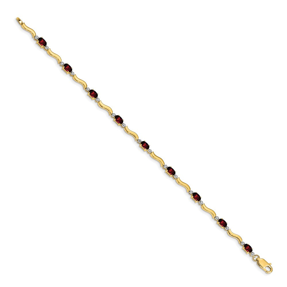 Gold Diamond & Gemstone Bracelets
