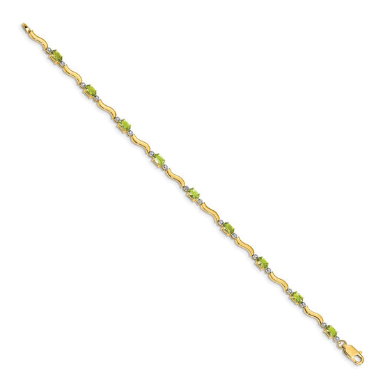 Gold Diamond & Gemstone Bracelets