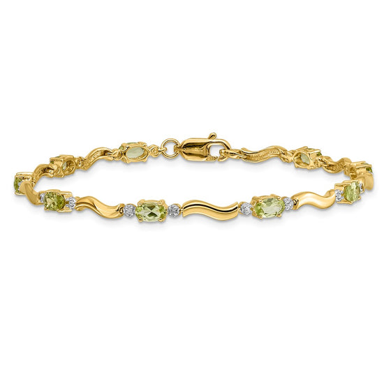 Gold Diamond & Gemstone Bracelets