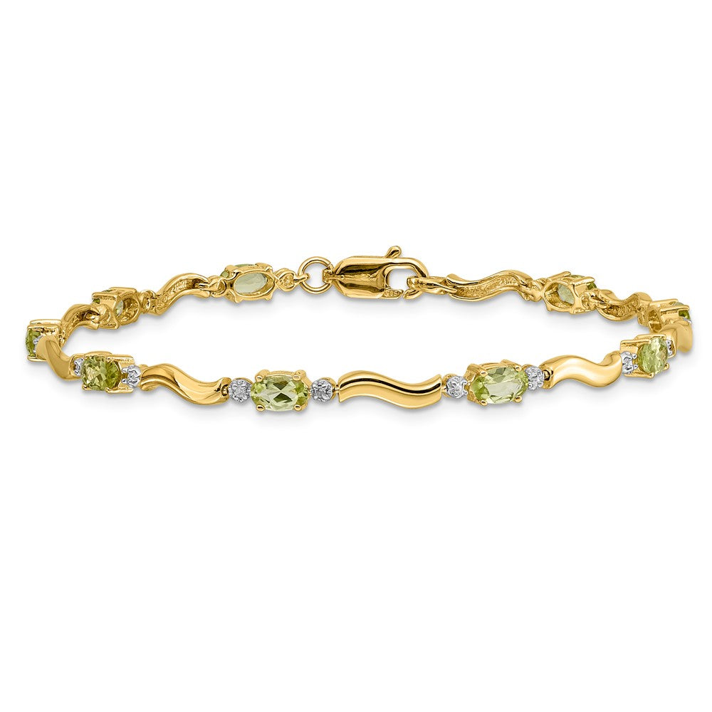 Gold Diamond & Gemstone Bracelets