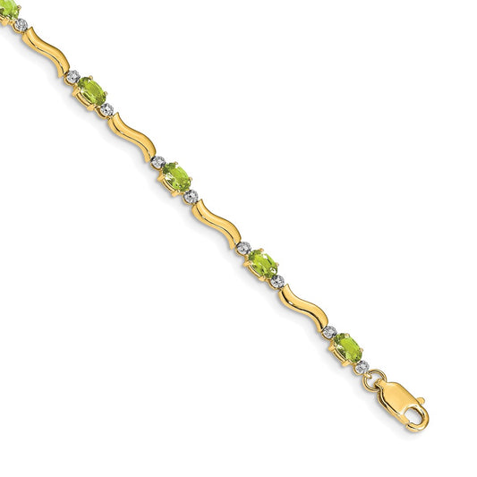 Gold Diamond & Gemstone Bracelets