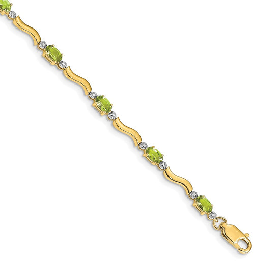 Gold Diamond & Gemstone Bracelets