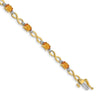 Gold Diamond & Gemstone Infinity Bracelets