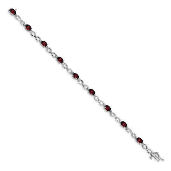 Gold Diamond & Gemstone Infinity Bracelets