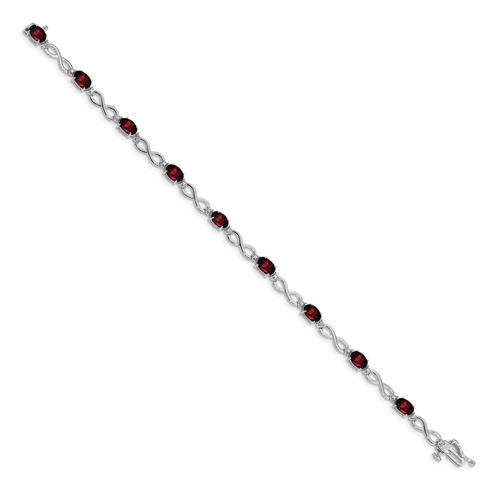 Gold Diamond & Gemstone Infinity Bracelets
