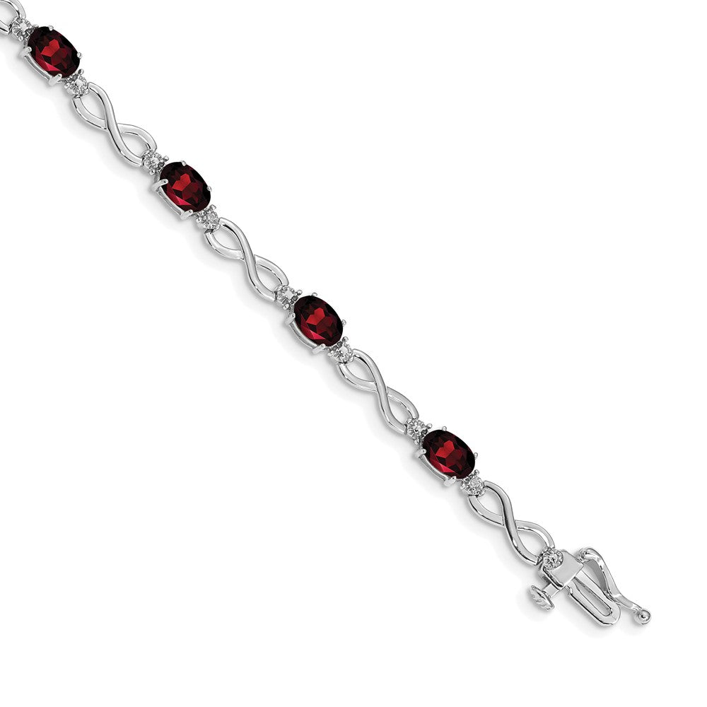 Gold Diamond & Gemstone Infinity Bracelets