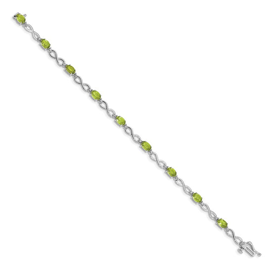Gold Diamond & Gemstone Infinity Bracelets