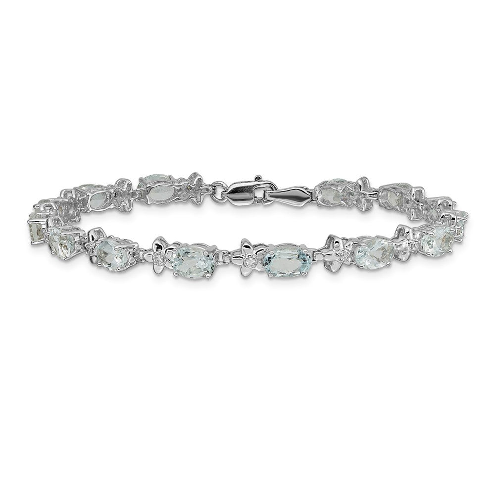 Gold Floral Diamond & Gemstone Bracelets