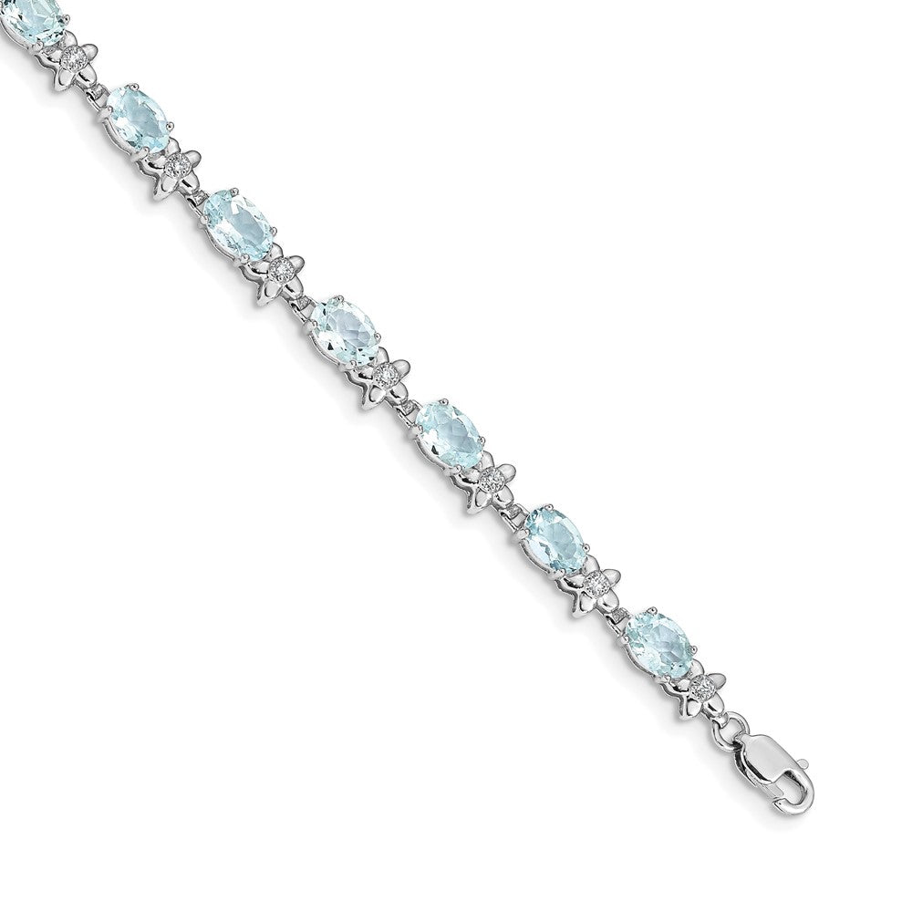 Gold Floral Diamond & Gemstone Bracelets