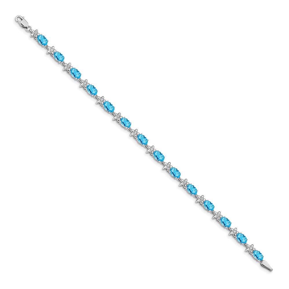 Gold Floral Diamond & Gemstone Bracelets
